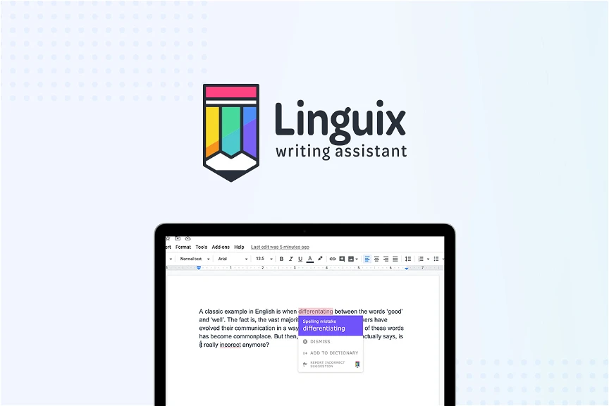 Enhance Your Writing Experience with Linguix: An AI-Powered Writing Assistant